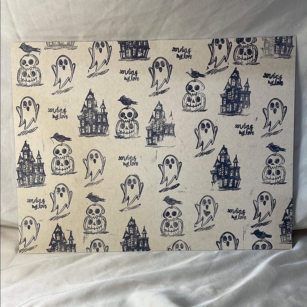 Handmade Haunted Sending my love Print